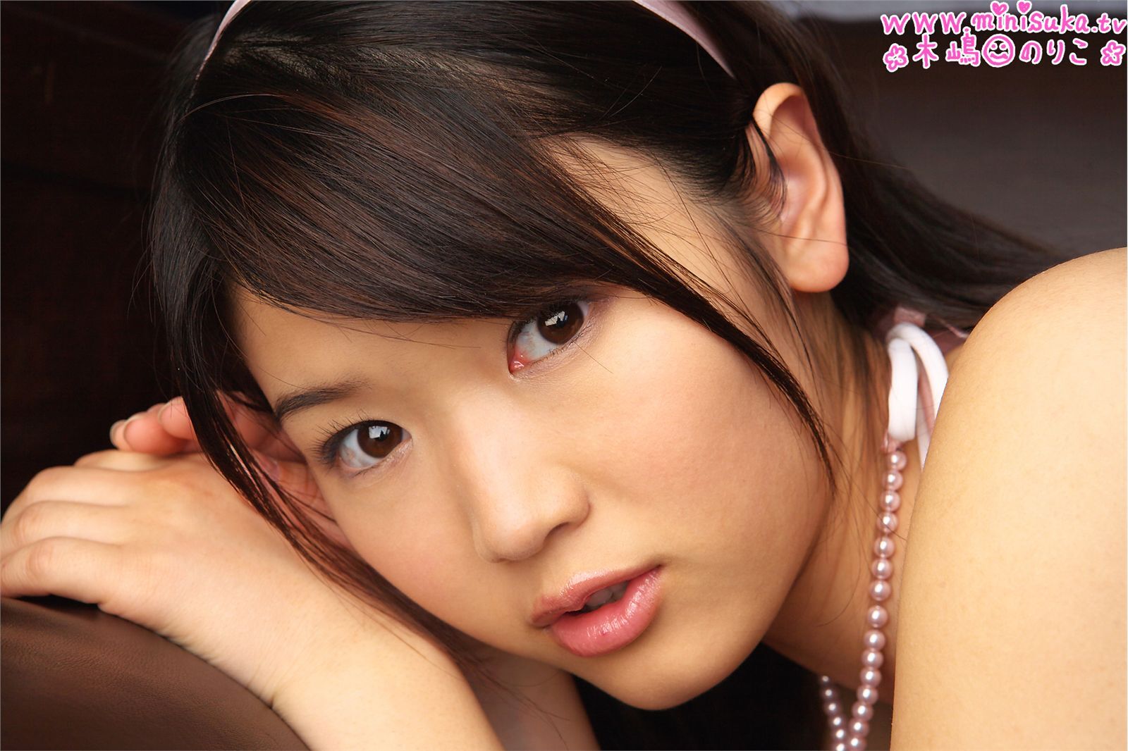 KIJIMA Noriko (2) Minisuka. TV Japanese high school girl